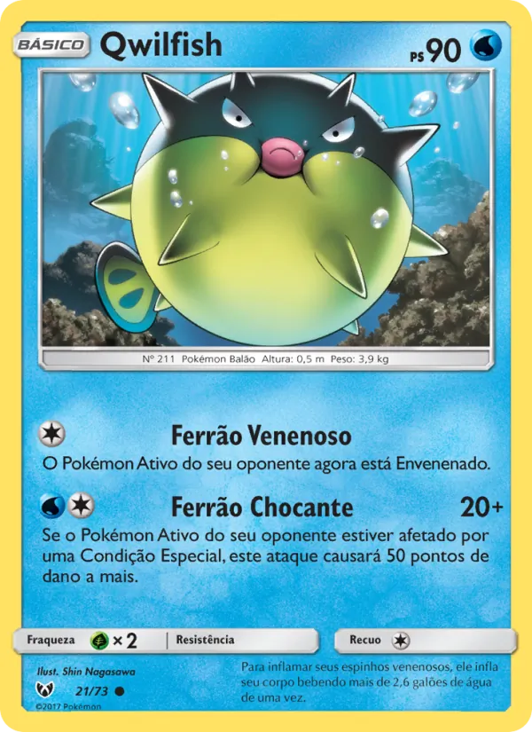 Qwilfish (Shining Legends #21/73)
