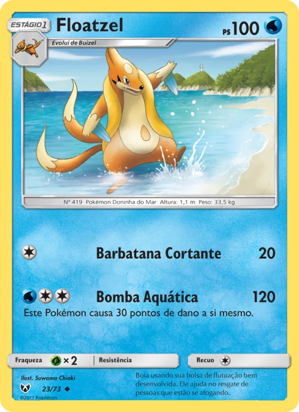 Floatzel (Shining Legends #23/73)