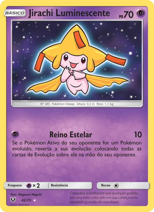 Jirachi Luminescente (Shining Legends #42/73)