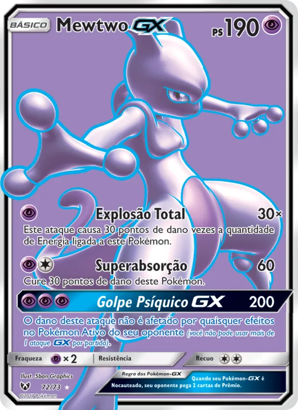 Mewtwo GX (Shining Legends #72/73)