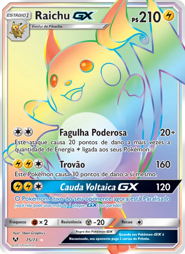 Raichu GX (Shining Legends #75/73)