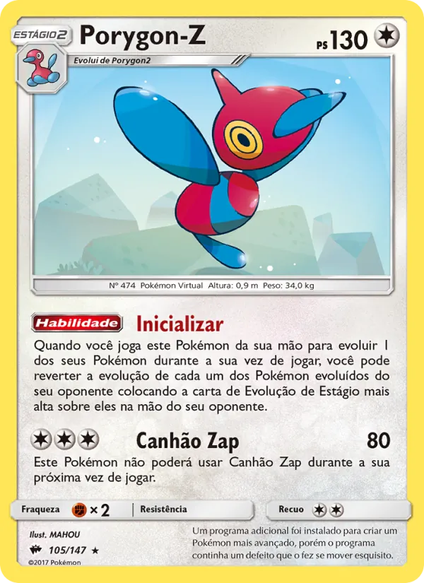 Porygon-Z (Burning Shadows #105/147)