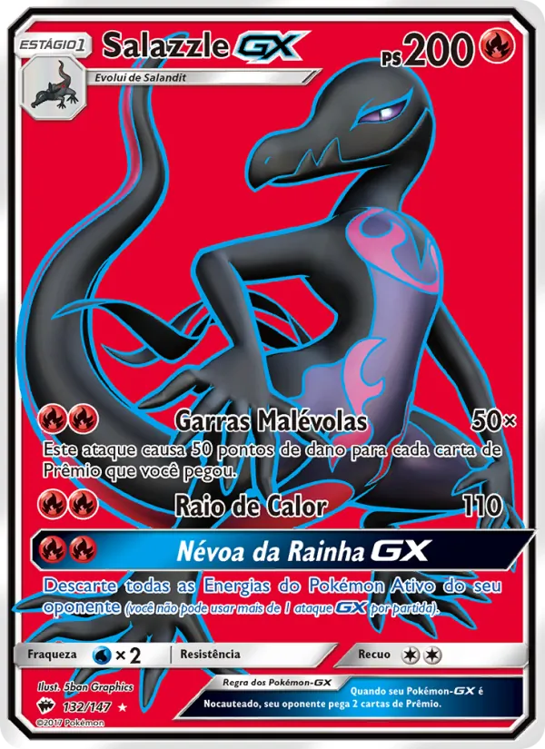 Salazzle GX (Burning Shadows #132/147)