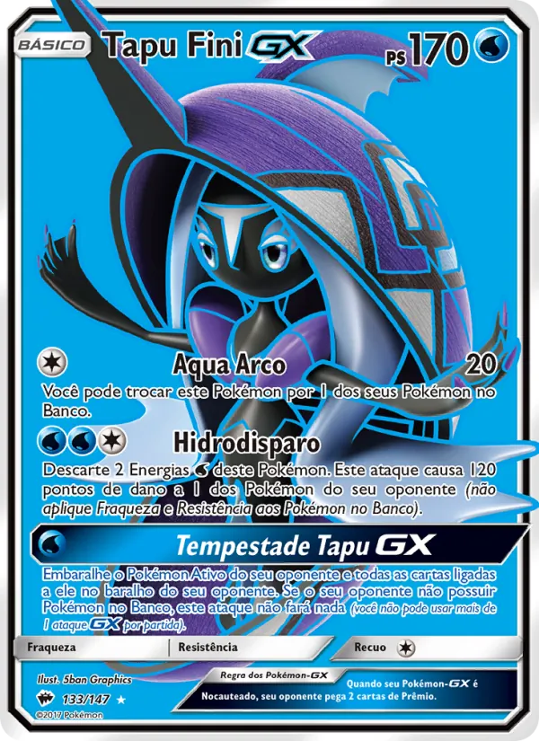 Tapu Fini GX (Burning Shadows #133/147)