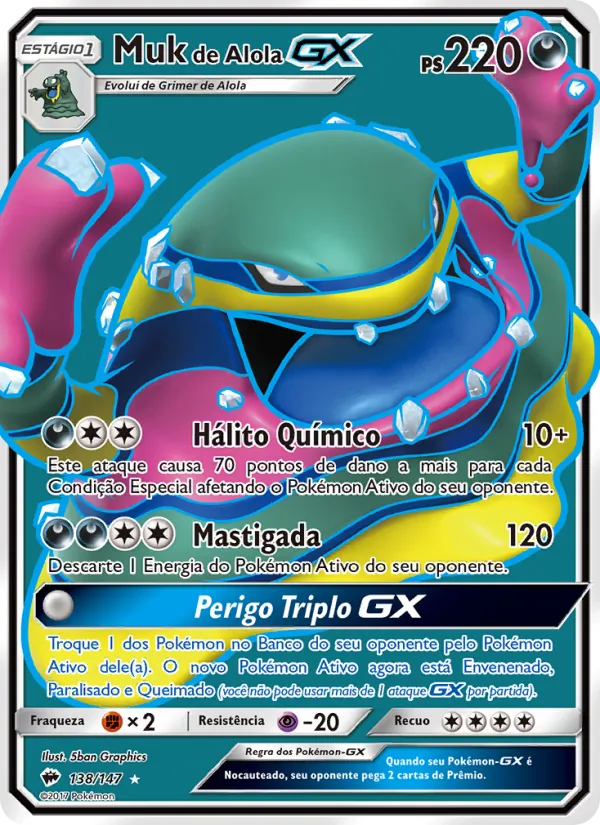 Muk de Alola GX (Burning Shadows #138/147)