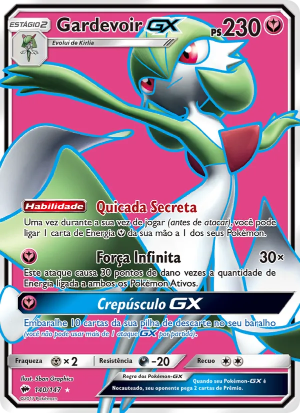 Gardevoir GX (Burning Shadows #140/147)