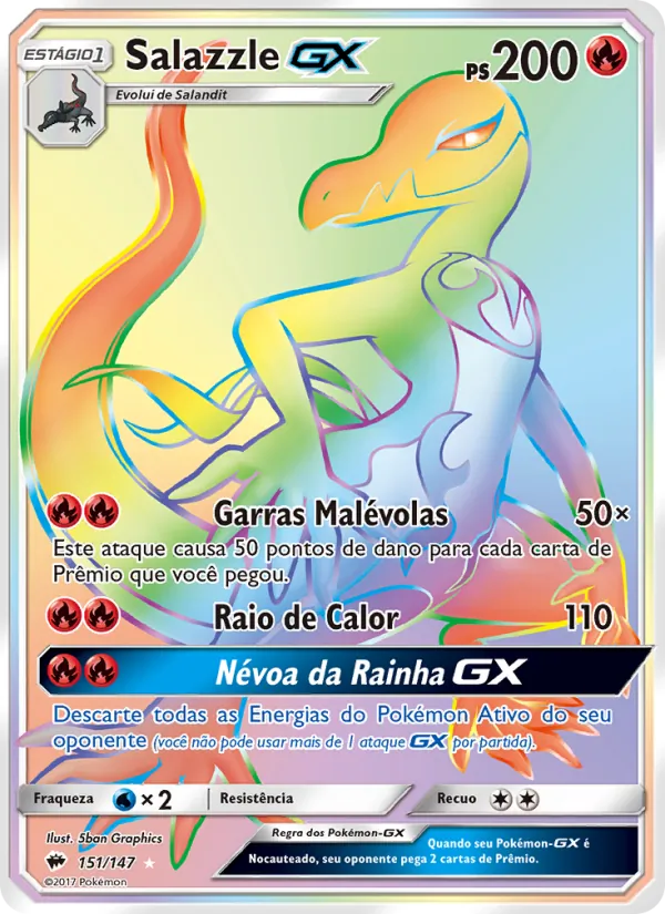 Salazzle GX (Burning Shadows #151/147)
