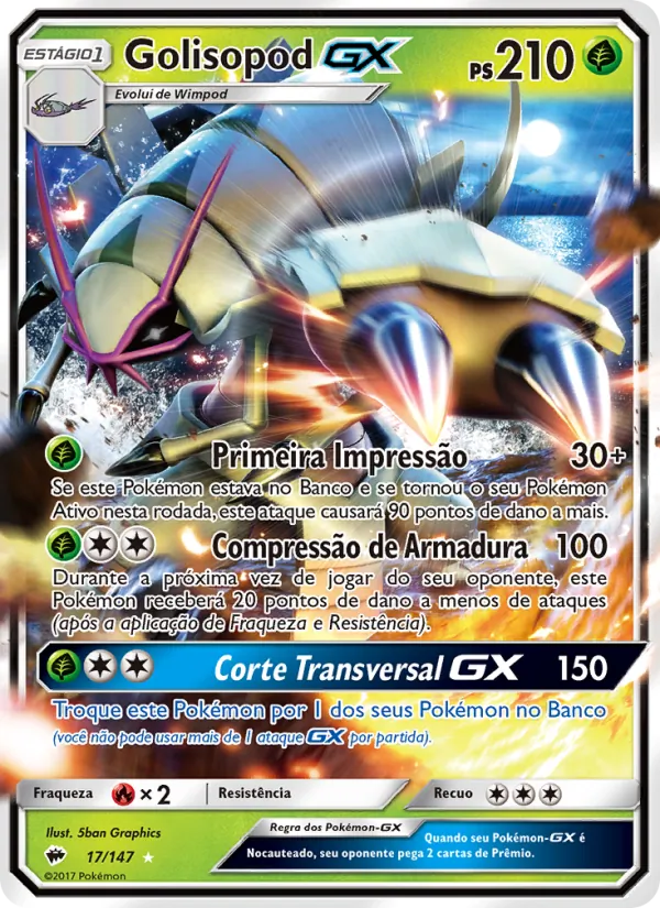 Golisopod GX (Burning Shadows #17/147)