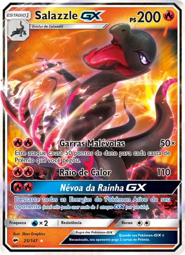 Salazzle GX (Burning Shadows #25/147)