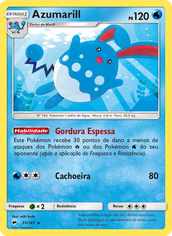 Azumarill (Burning Shadows #35/147)