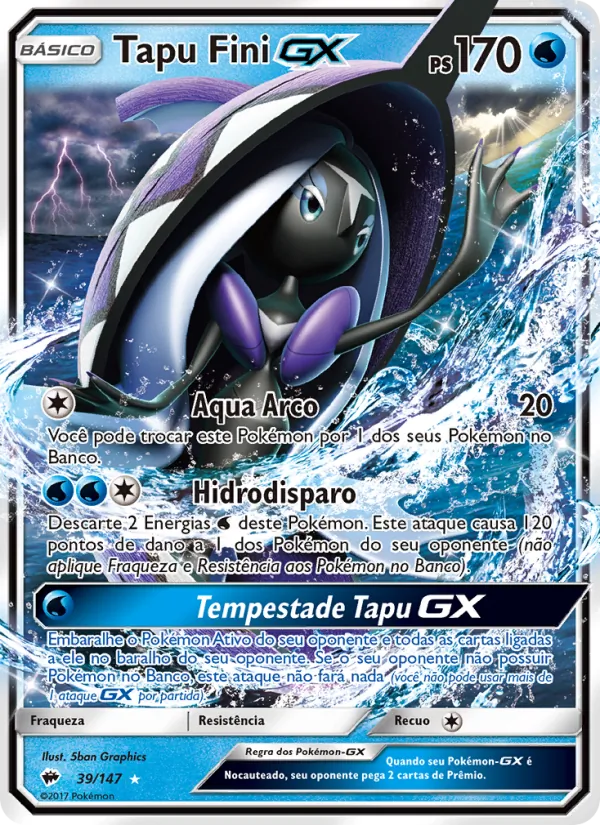 Tapu Fini GX (Burning Shadows #39/147)