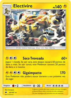 Electivire (Burning Shadows #43/147)