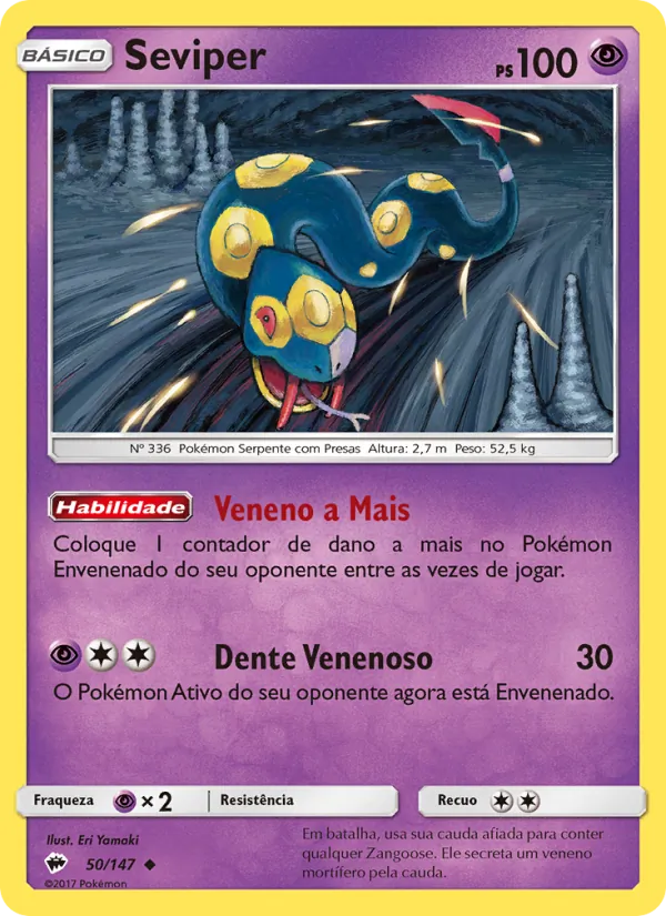 Seviper (Burning Shadows #50/147)