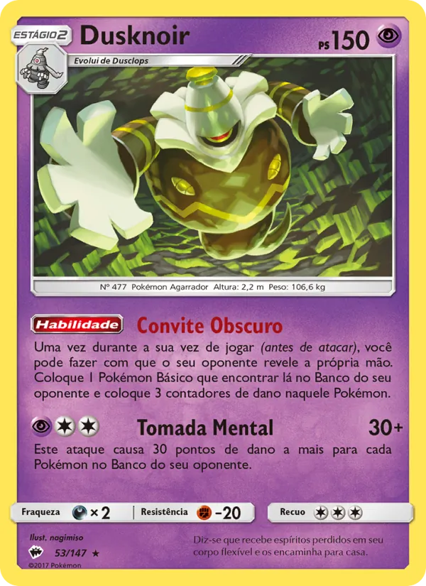 Dusknoir (Burning Shadows #53/147)
