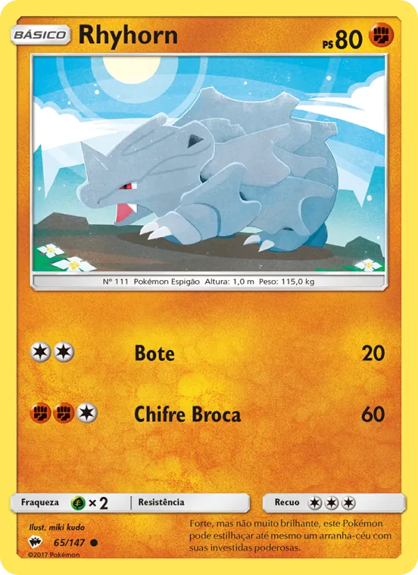 Rhyhorn (Burning Shadows #65/147)