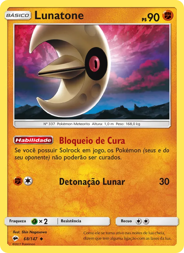 Lunatone (Burning Shadows #68/147)