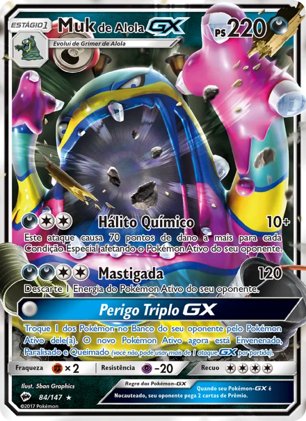 Muk de Alola GX (Burning Shadows #84/147)