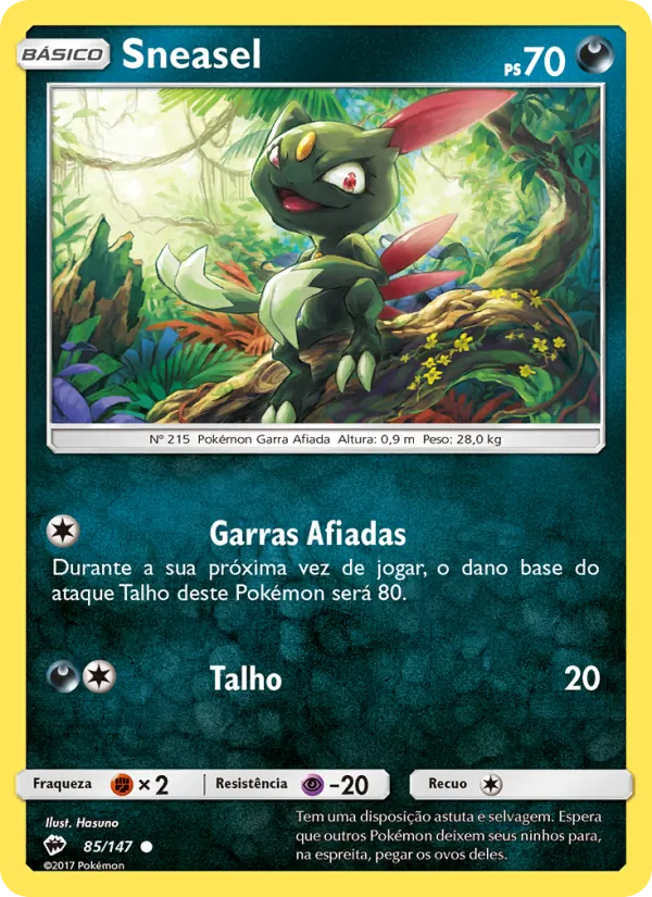 Sneasel (Burning Shadows #85/147)