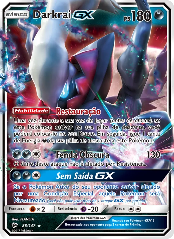 Darkrai GX (Burning Shadows #88/147)