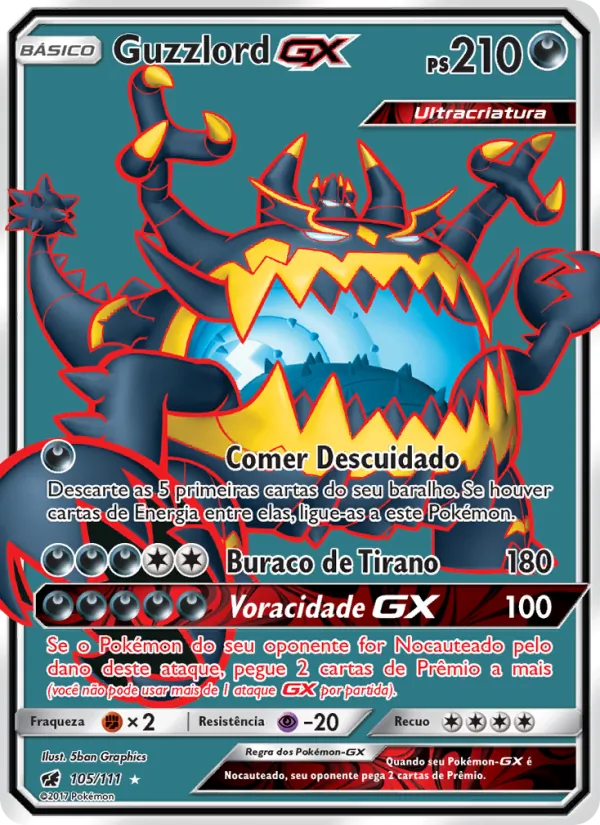 Guzzlord GX (Crimson Invasion #105/111)