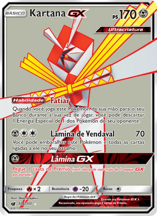 Kartana GX (Crimson Invasion #106/111)