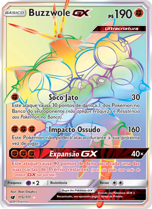 Buzzwole GX (Crimson Invasion #115/111)