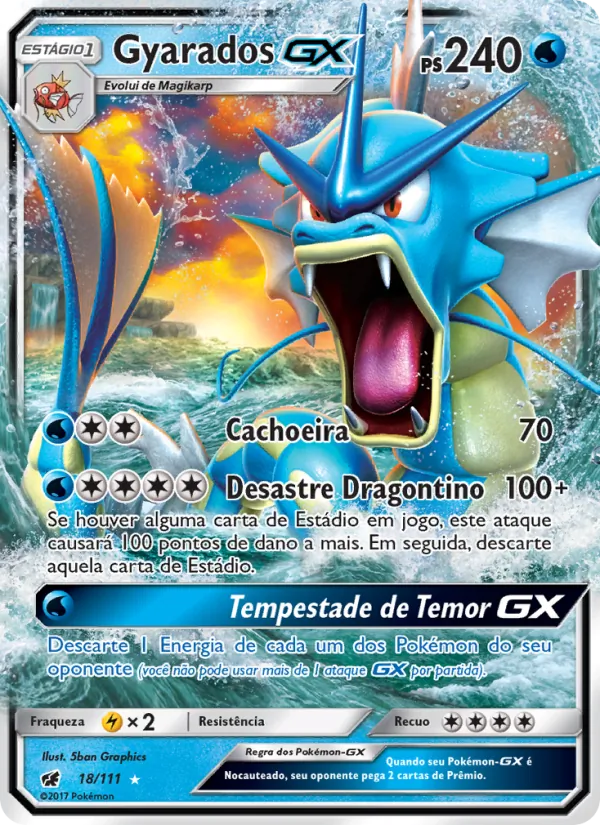 Gyarados GX (Crimson Invasion #18/111)
