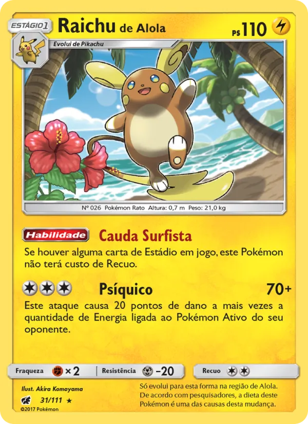 Raichu de Alola (Crimson Invasion #31/111)