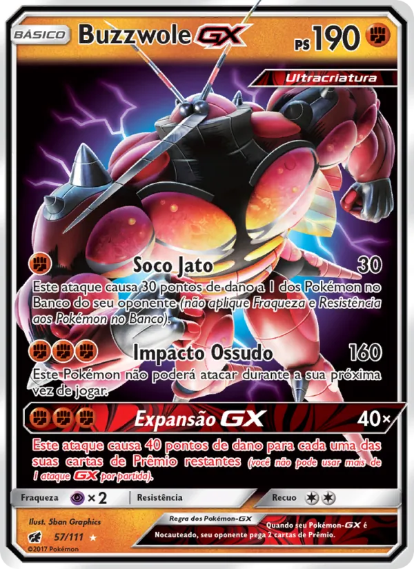 Buzzwole GX (Crimson Invasion #57/111)