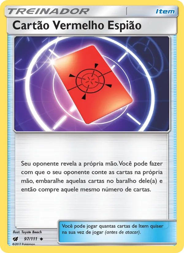 Cartão Vermelho Espião (Crimson Invasion #97/111)