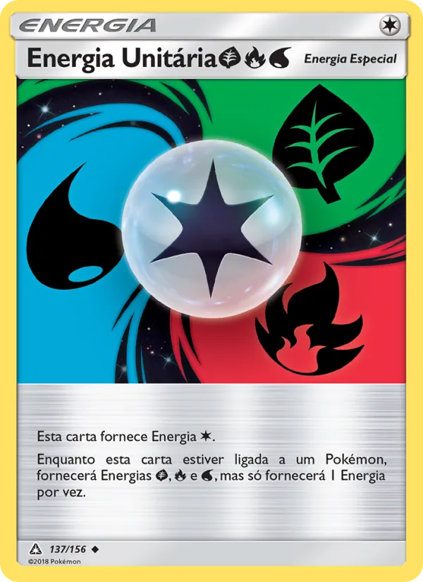 Energia Unitária GrassFireWater (Ultra Prism #137/156)