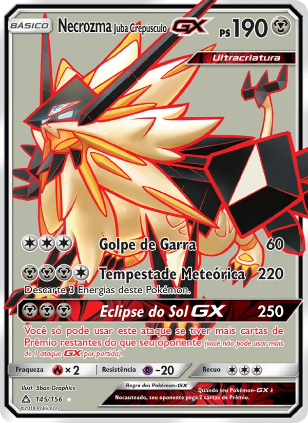 Necrozma Juba Crepúsculo GX (Ultra Prism #145/156)