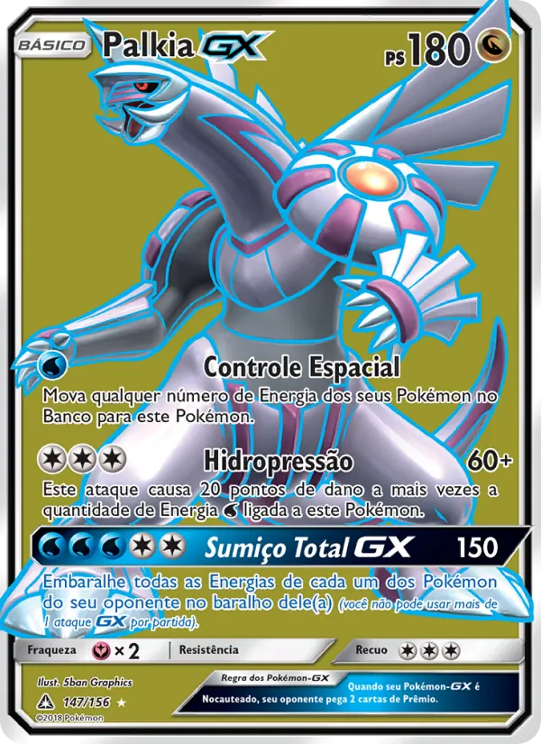 Palkia GX (Ultra Prism #147/156)