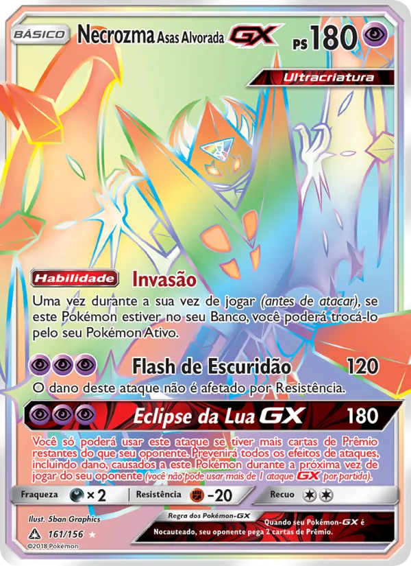 Necrozma Asas Alvorada GX (Ultra Prism #161/156)