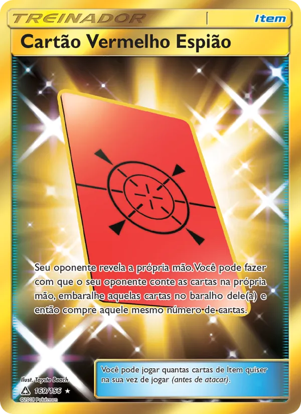 Cartão Vermelho Espião (Ultra Prism #169/156)