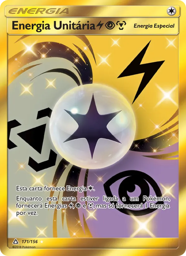 Energia Unitária LightningPsychicMetal (Ultra Prism #171/156)