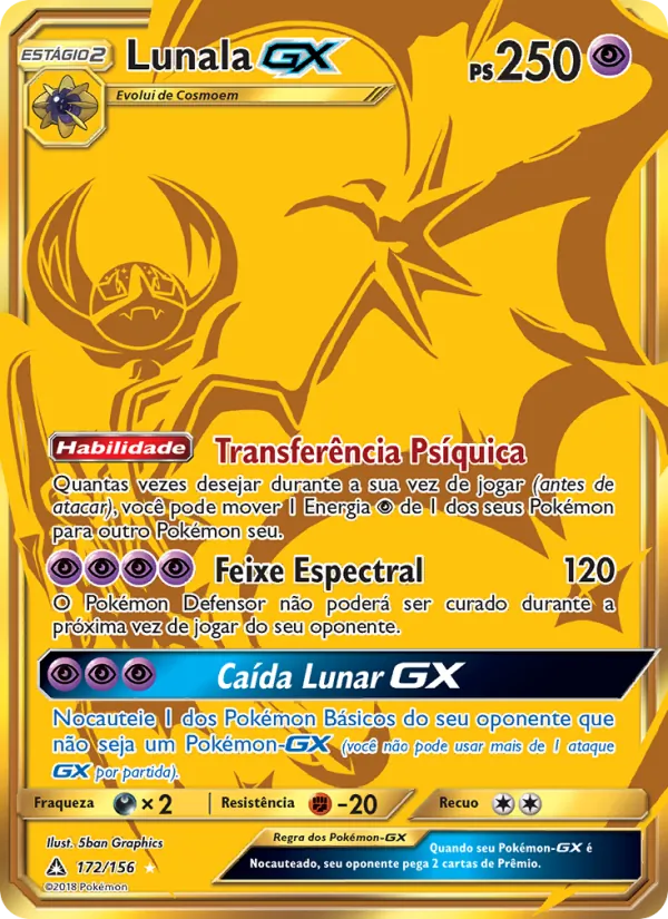 Lunala GX (Ultra Prism #172/156)
