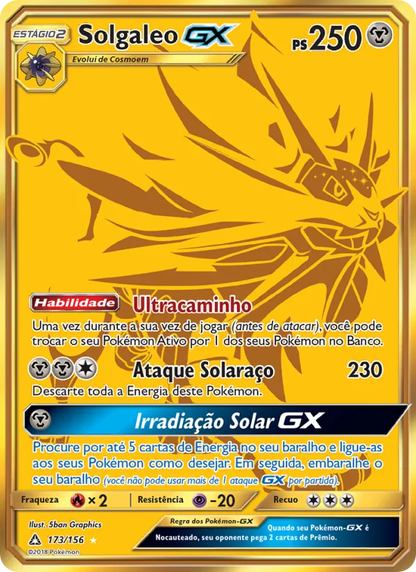 Solgaleo GX (Ultra Prism #173/156)