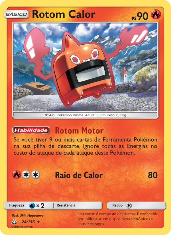 Rotom Calor (Ultra Prism #24/156)