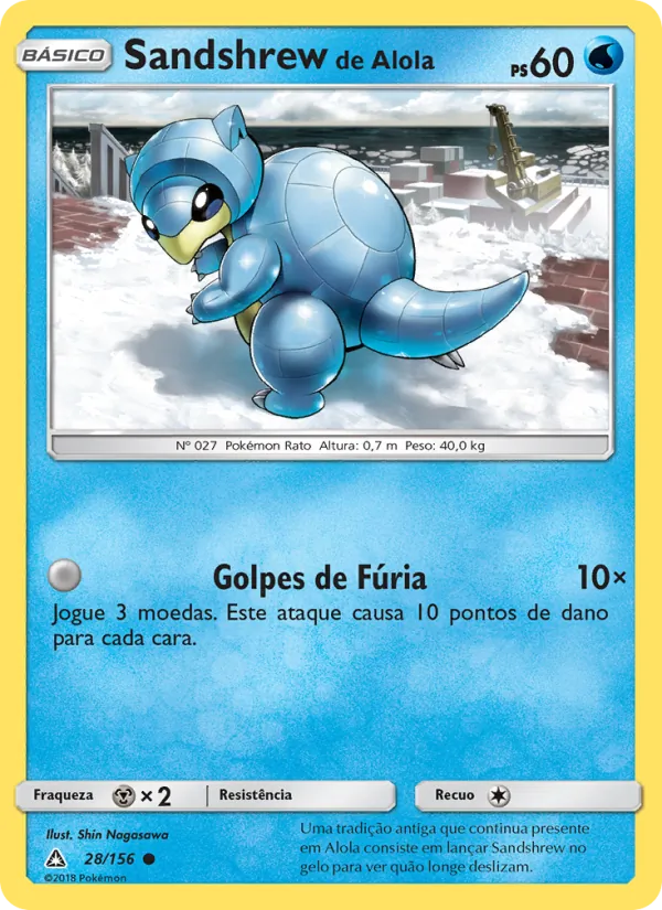 Sandshrew de Alola (Ultra Prism #28/156)