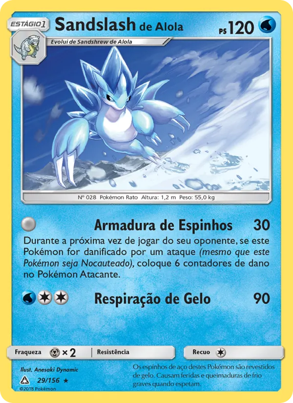 Sandslash de Alola (Ultra Prism #29/156)