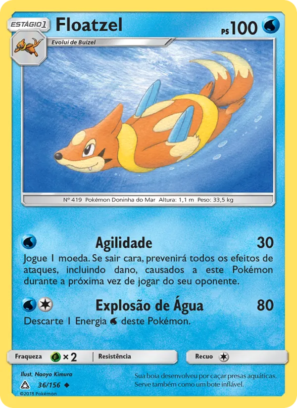 Floatzel (Ultra Prism #36/156)