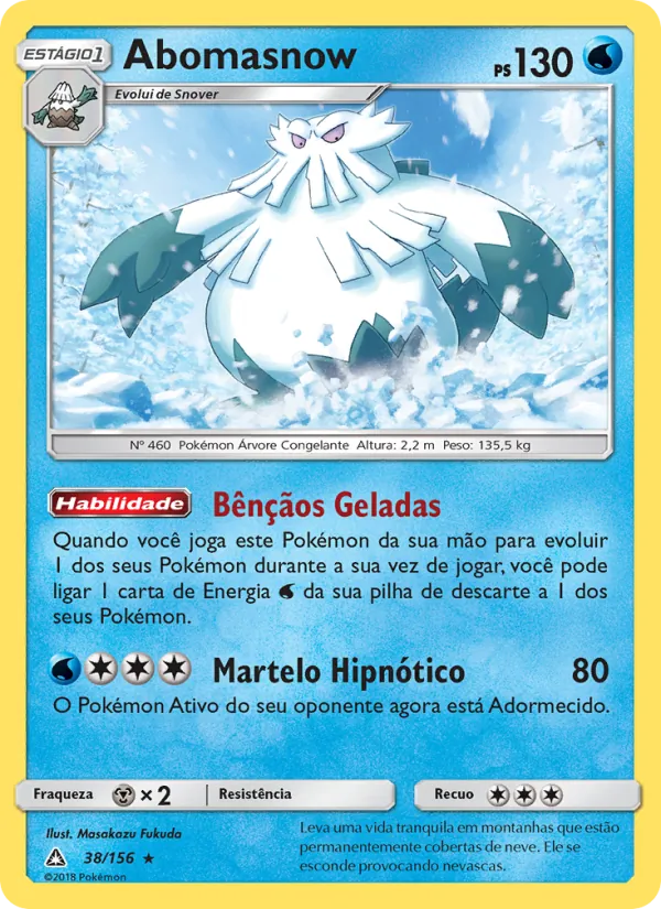 Abomasnow (Ultra Prism #38/156)
