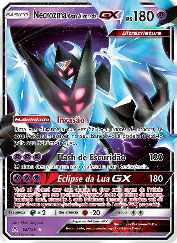 Necrozma Asas Alvorada GX (Ultra Prism #63/156)
