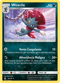 Weavile (Ultra Prism #74/156)