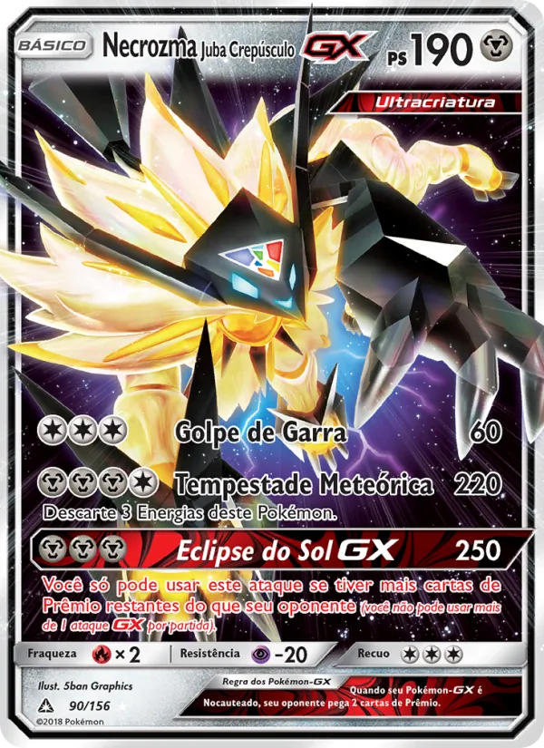 Necrozma Juba Crepúsculo GX (Ultra Prism #90/156)