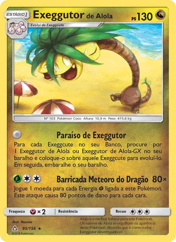Exeggutor de Alola (Ultra Prism #95/156)