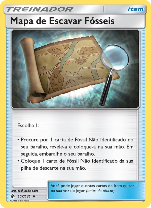 Mapa de Escavar Fósseis (Forbidden Light #107/131)