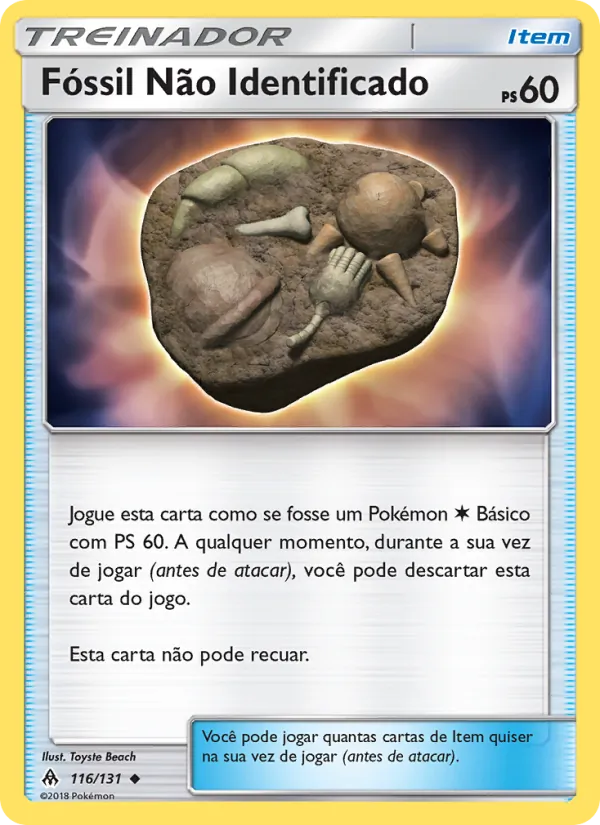 Fóssil Não Identificado (Forbidden Light #116/131)