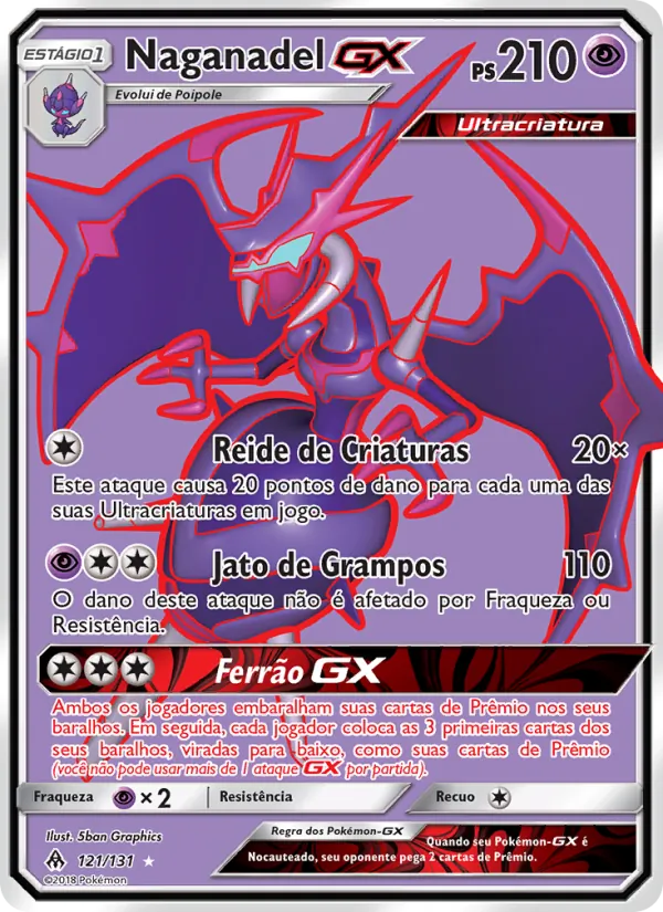 Naganadel GX (Forbidden Light #121/131)